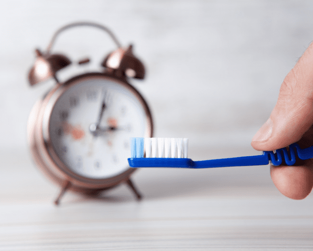 tooth-brushing time for childrens