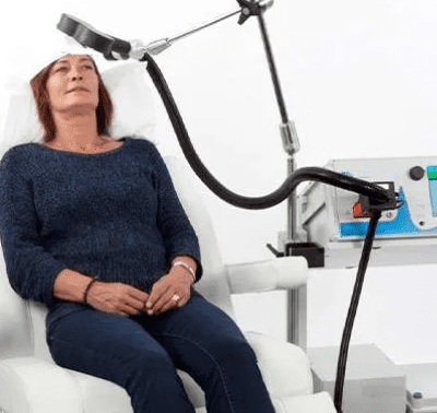 transcranial magnetic stimulation treatment for resistant depression