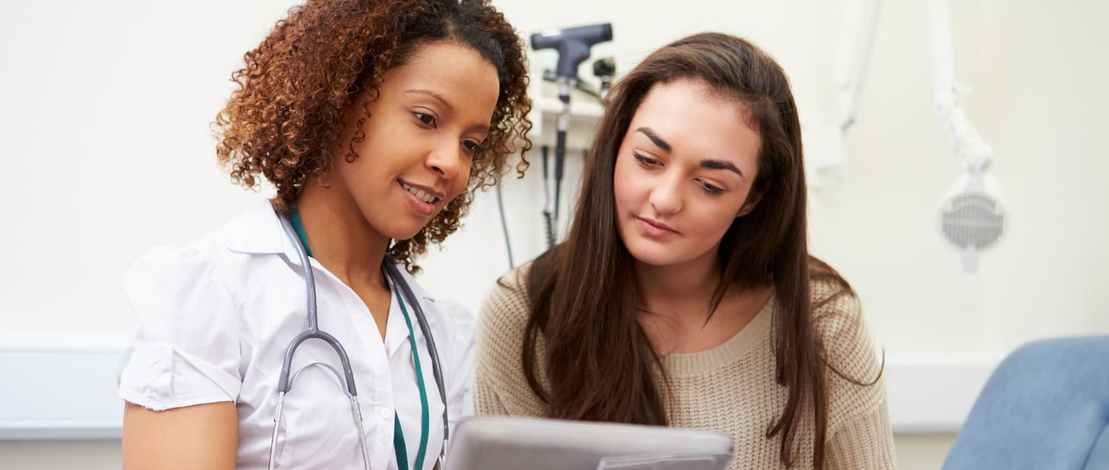 consultation with a gynecologist or nurse
