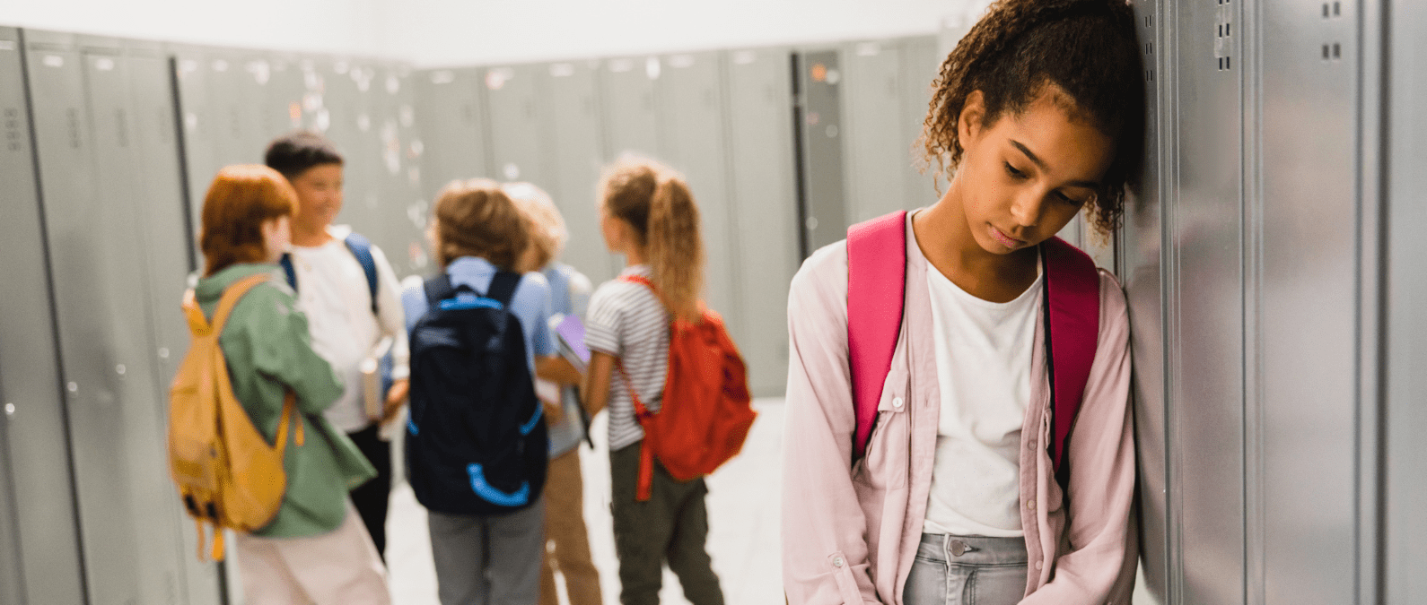 children stressed and anxious at school